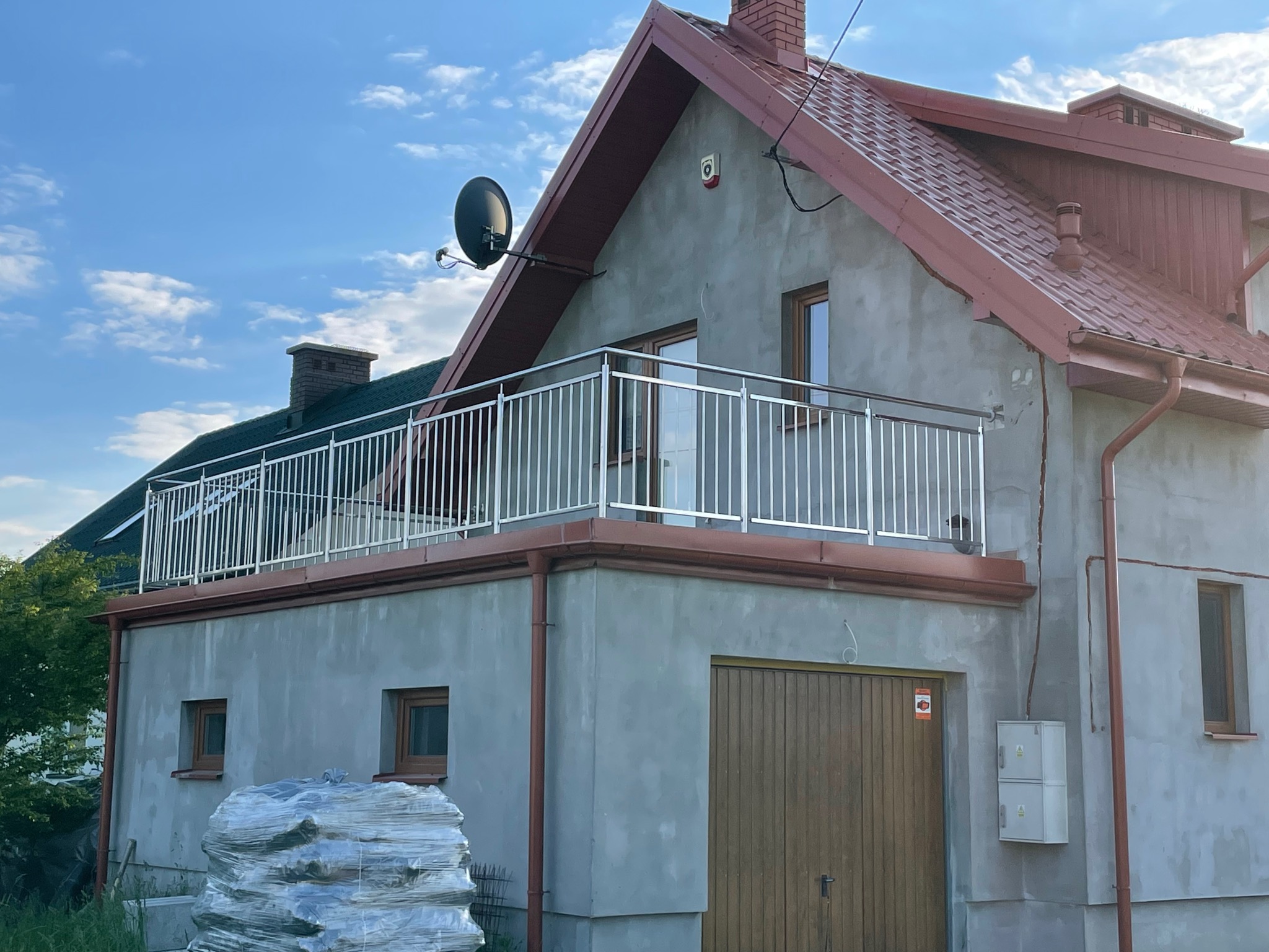 Balustrada Balkonowa Nierdzewna polerowana na wysoki połysk