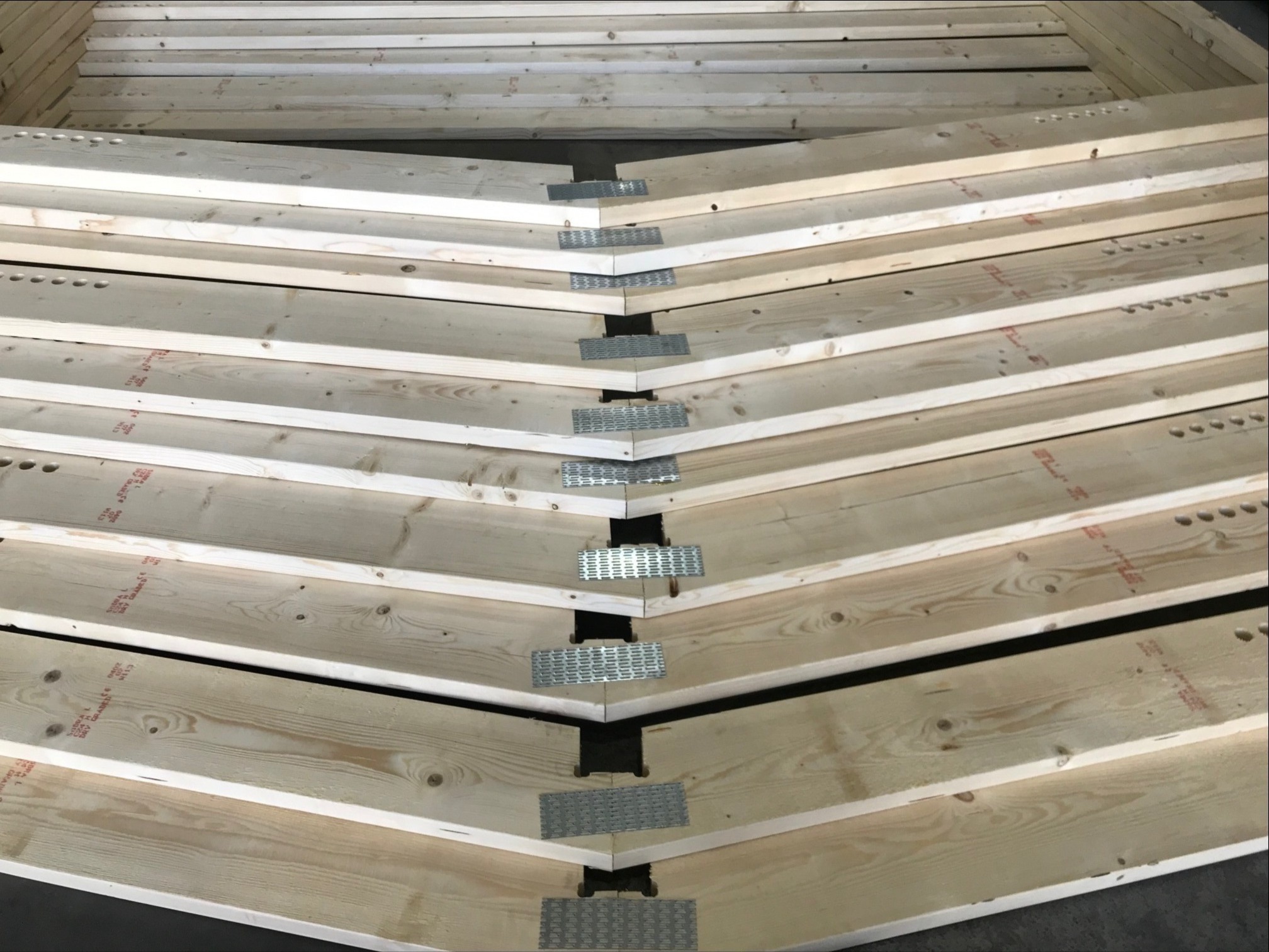 Konstrukcja drewniana szkielet domku