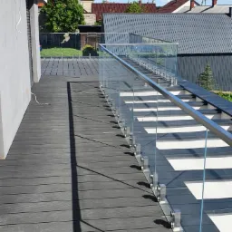 Balustrady szklane