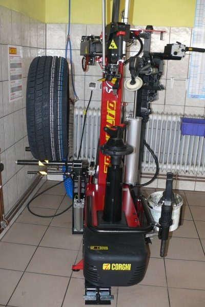 bezdotykowa wymiana opon