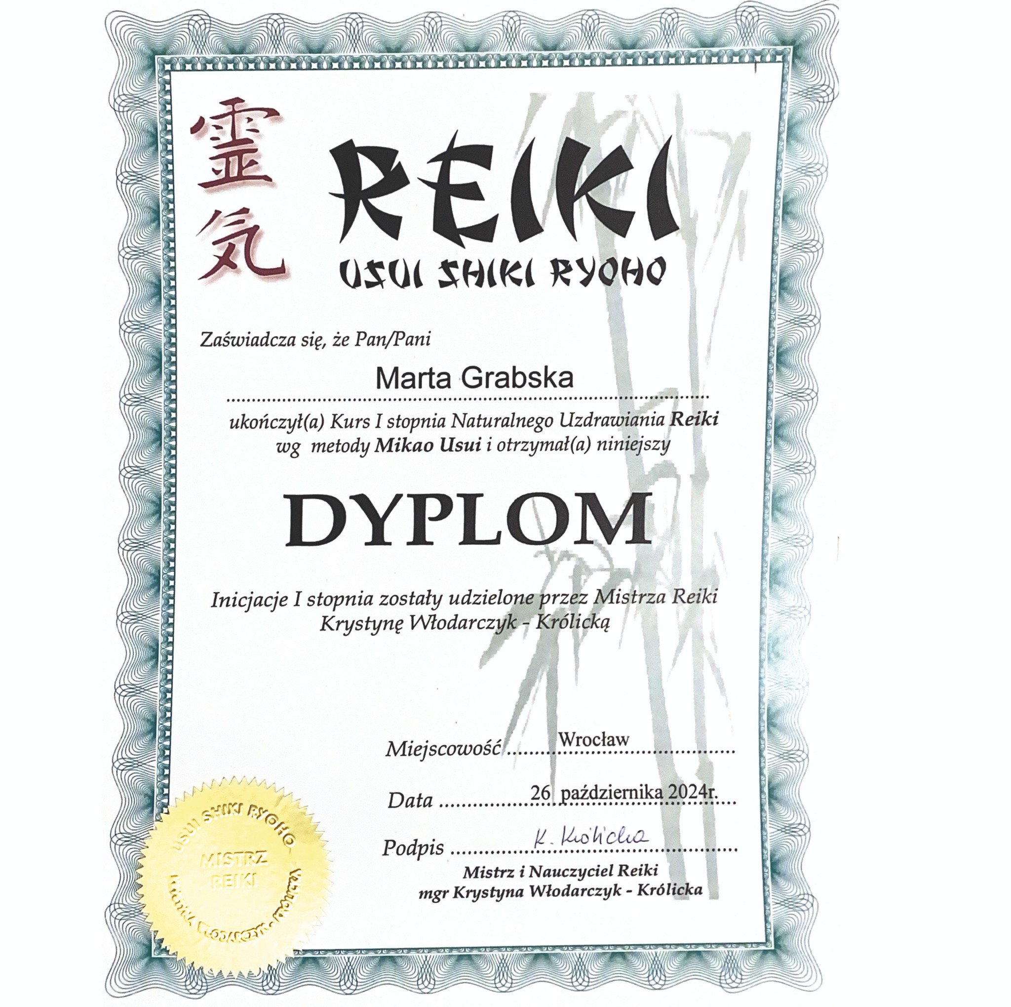 Zaświadczenia i certyfikaty