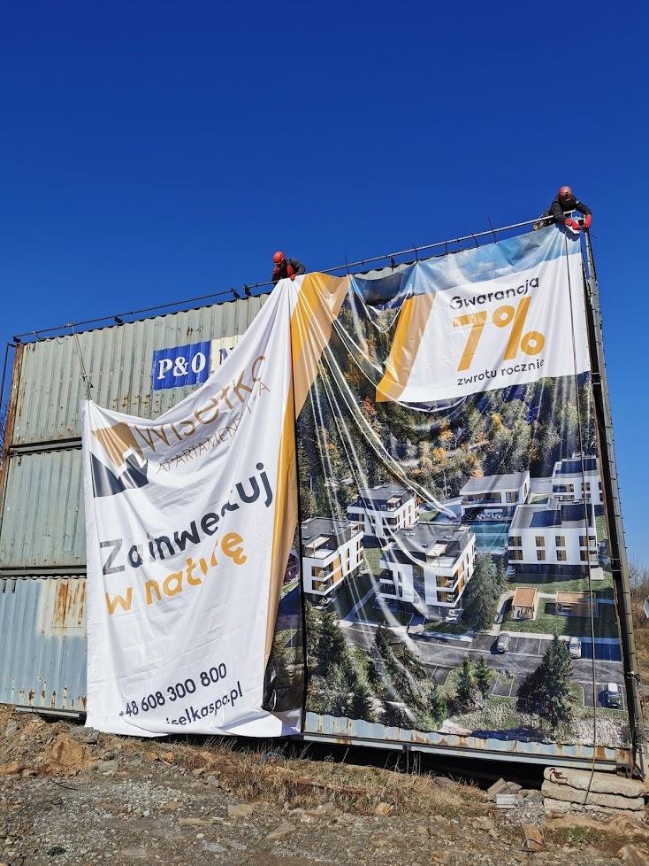 druk i montaż banerów