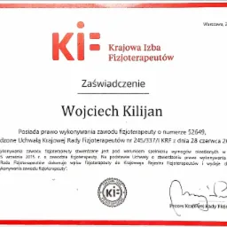 Dr Wojciech Kilijan Prawo Wykonywania Zawodu Fizjotetapeuty Sklep Medyczny Soleus