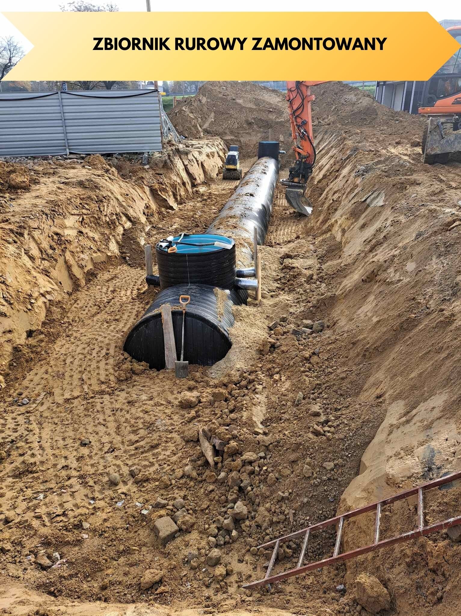 Zbiornik Rurowy Zamontowany
