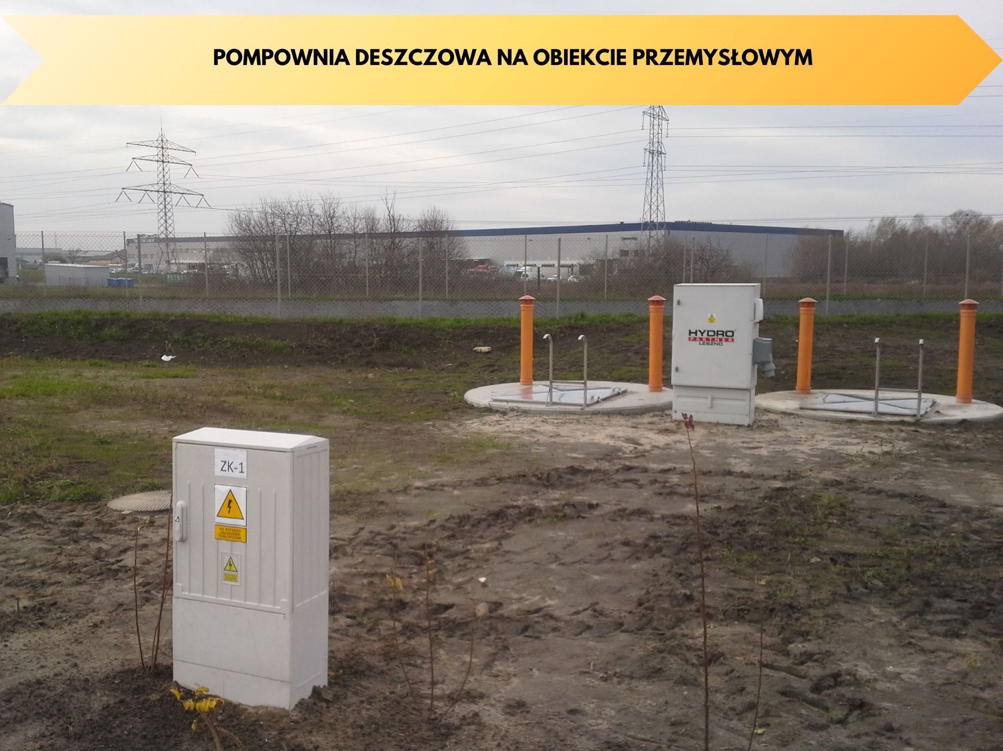 Pompownia Deszczowa na Obiekcie Przemysłowym