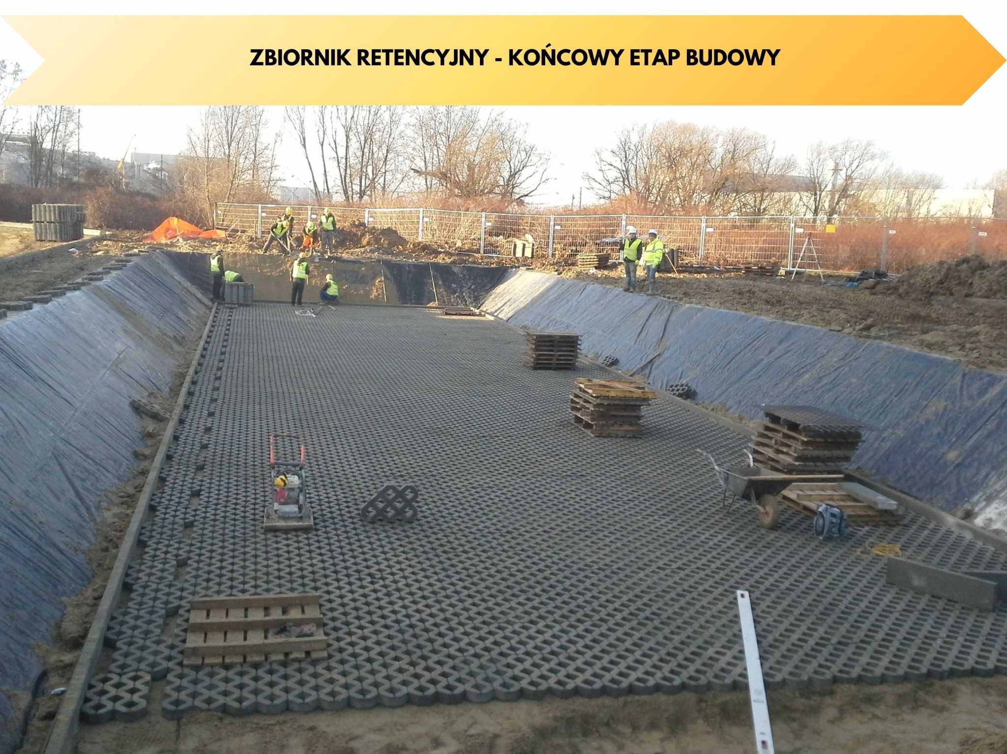Zbiornik Retencyjny - Końcowy Etap Budowy