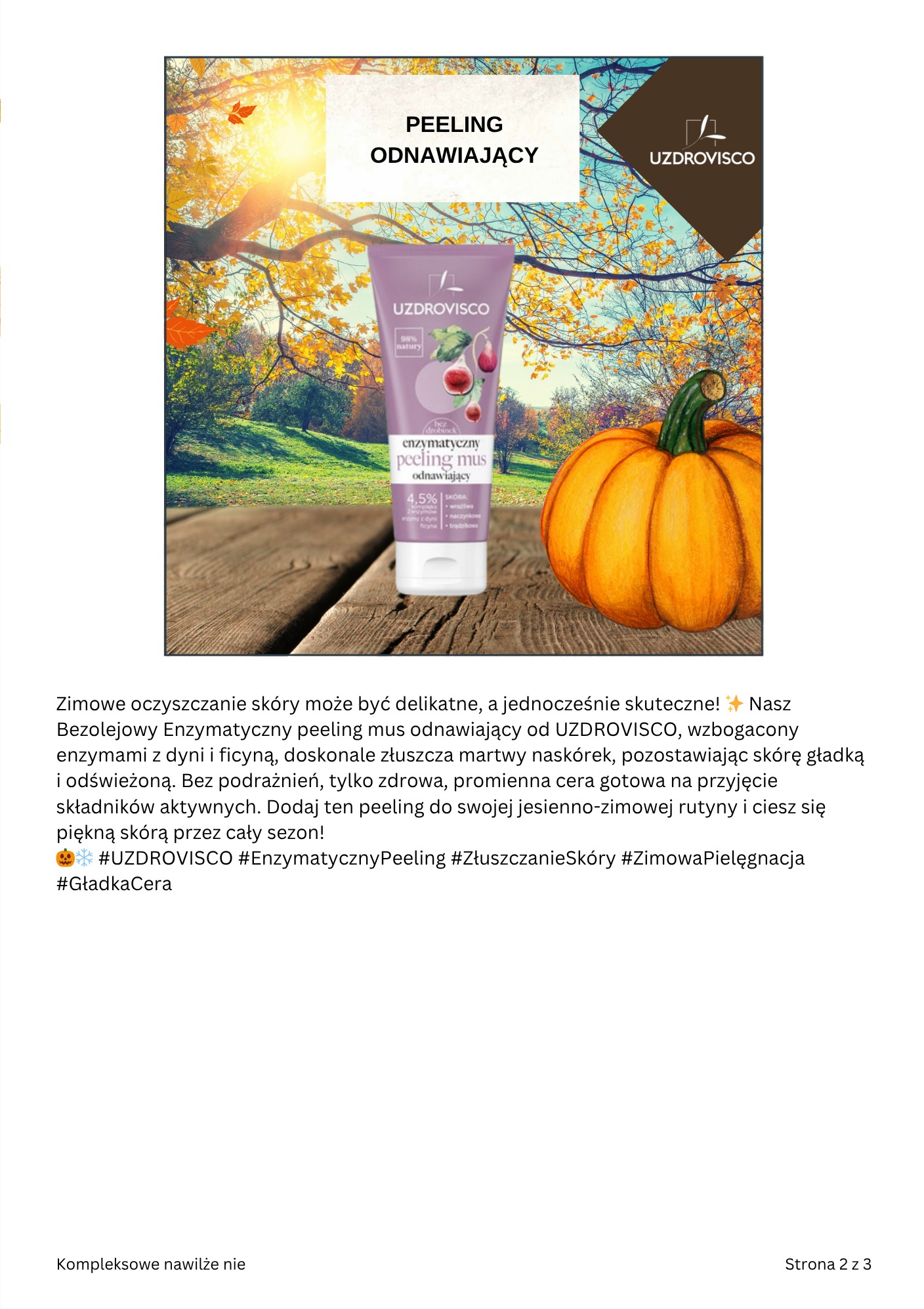 Graficzne przedstawienie produktu firmy UZDROVISCO