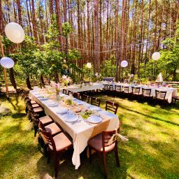 Zatoka Smaku Catering - organizacja przyjęcia weselnego w lesie w Inowłodzu
