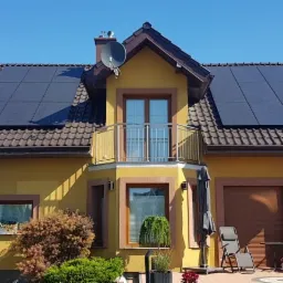 Zacienione panele z optymalizacją