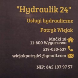 "Hydraulik 24" Usługi hydrauliczne Patryk Wiejak - Pierwszorzędna Instalacja Sanitarna Giżycko
