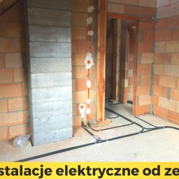 ✅ Wykonanie kompletnej instalacji elektrycznej w domkach jednorodzinnych od początku do końca