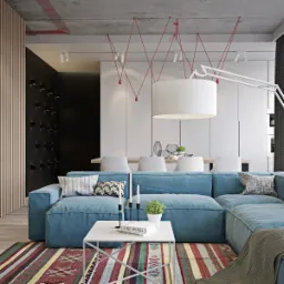 Projekt wnętrz mieszkania w Warszawie - Spacja Studio