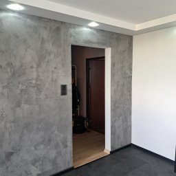 ozdobny tynk na ścianie