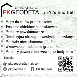 PK GEODETA Patryk Kunkel - Najwyższej Klasy Firma Geodezyjna Gliwice