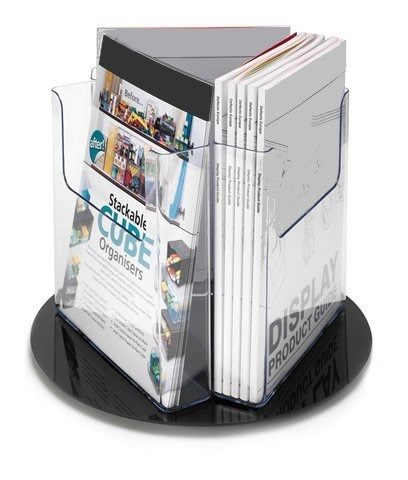 Obrotowy stojaczek na ulotki