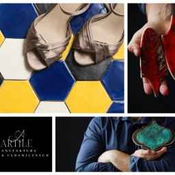 Płytki ceramiczne- heksagonalne, smocze łuski, eleganckie arabeski