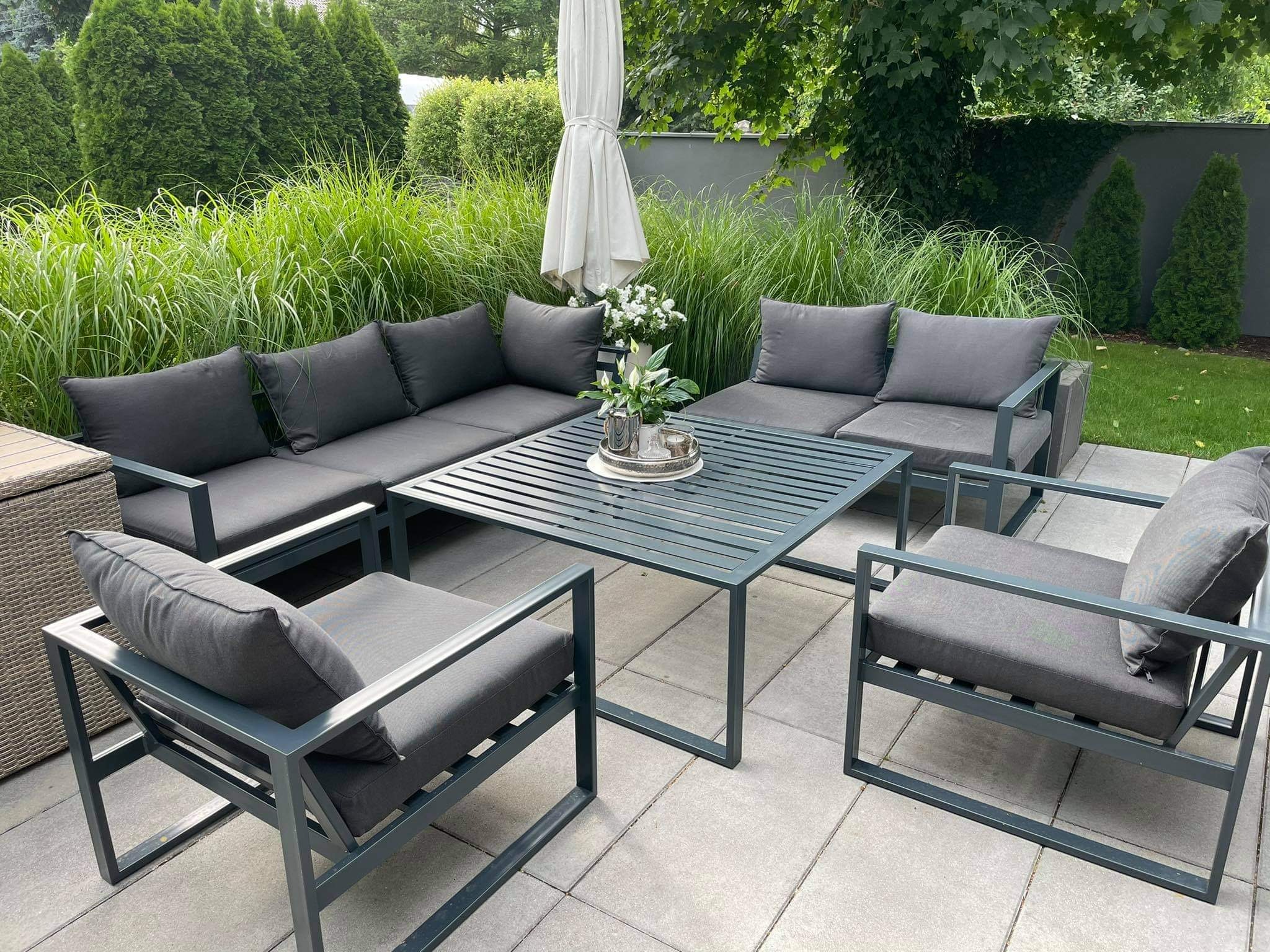 Meble ogrodowe spawane