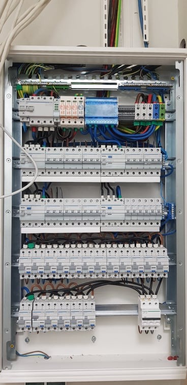 Rozdzielnica w piekarni w Galerii Czyżyny