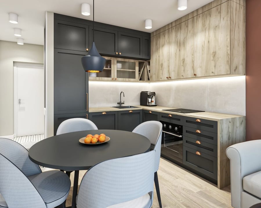 Część instalacji w mieszkaniu w Nowej Hucie