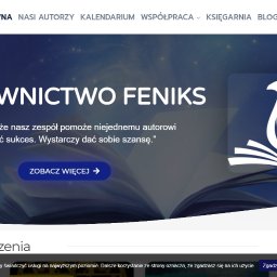 Sklep internetowy wraz z blogiem, firmy zajmującej się wydawaniem oraz sprzedażą książek pod nazwą Wydawnictwo Feniks