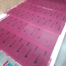 Dom z Energią Sp. z o.o. - Równomiernie rozłożone panele izolacyjne Red Snake na podłodze, gotowe do dalszych prac wykończeniowych, widoczne drewniane elementy konstrukcyjne ściany w tle.