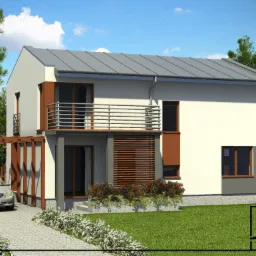 Dom jednorodzinny- wizualizacja