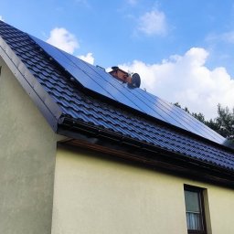 Instalacja 6,08 kWp zrobiona na panelach Jinko Solar 380 Wp full-black.