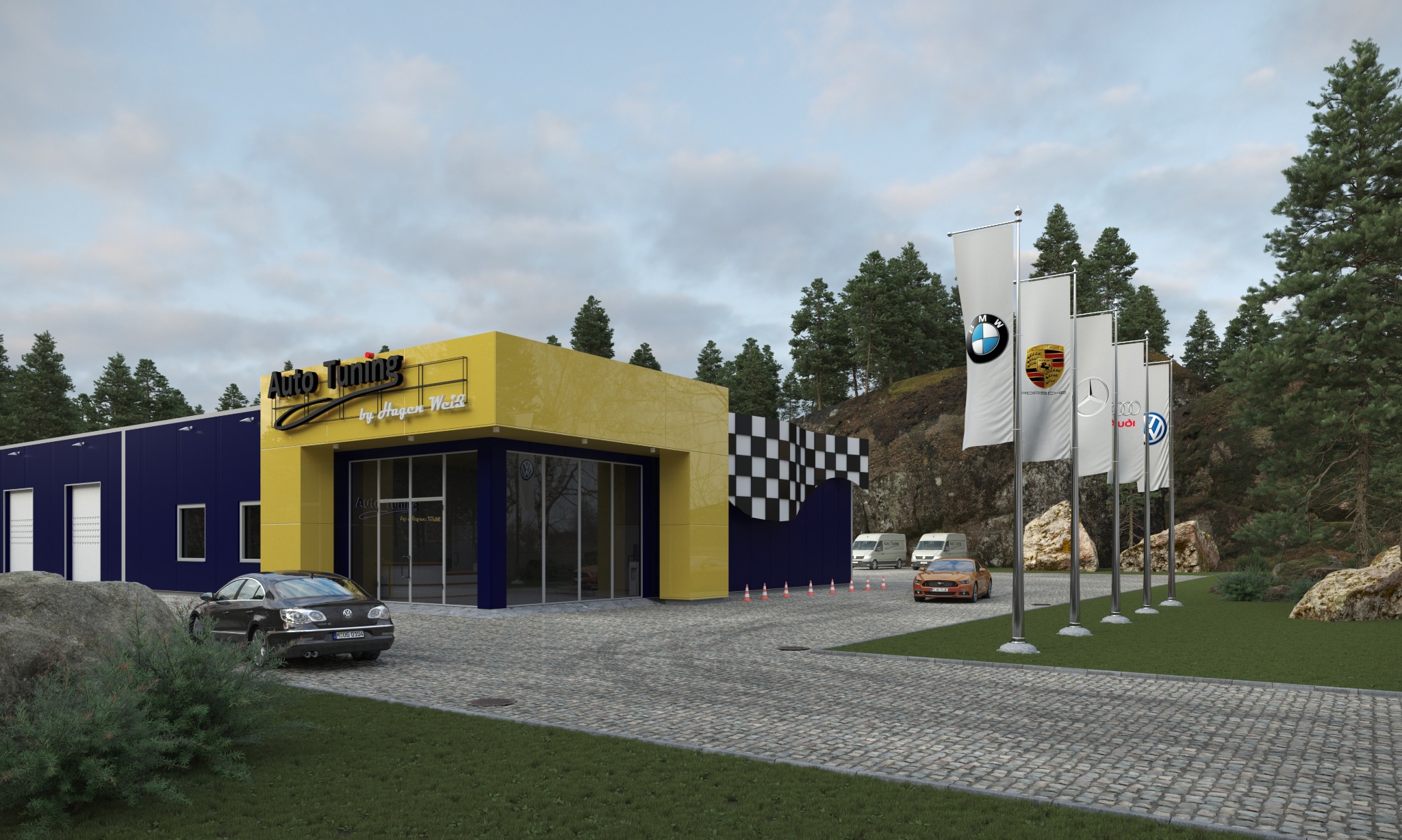 Projekt: iK. Studio Wizualizacja: iK. Studio Miejsce: Niemcy, Monachium