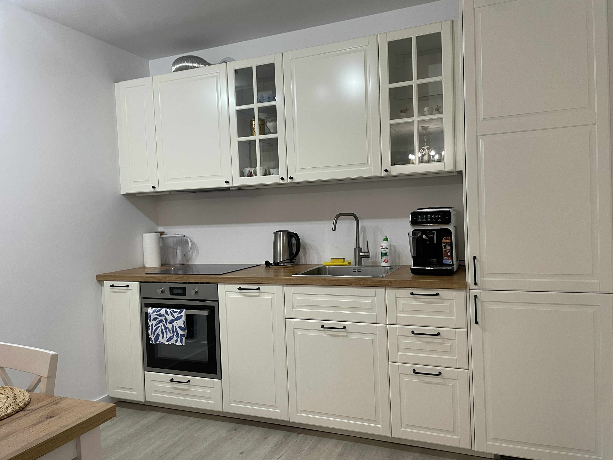 Kuchnia sprzątana po pobycie gości turystycznych