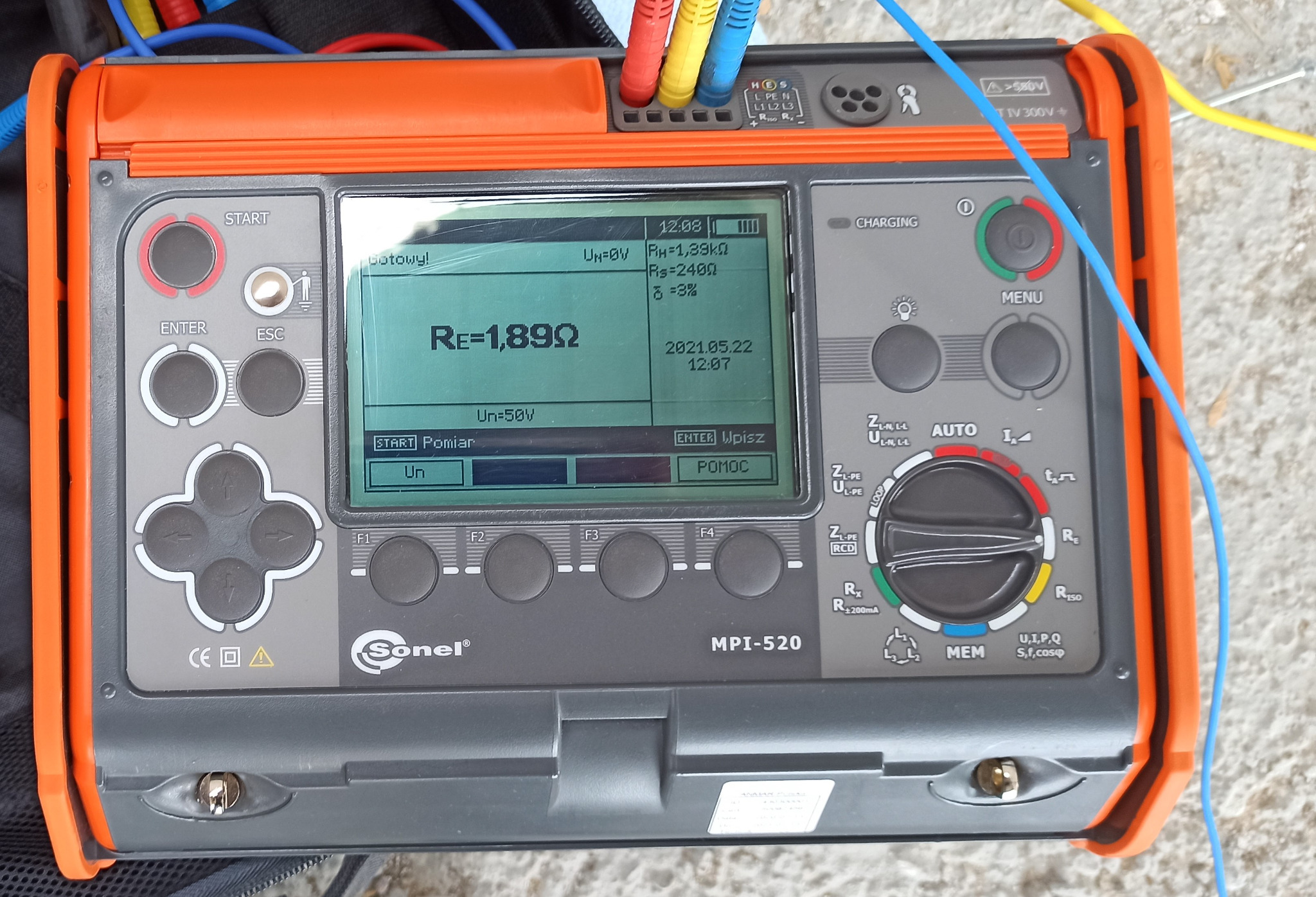 Pomiar rezystancji uziemienia