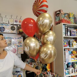Bukiet balonowy na 40 urodziny