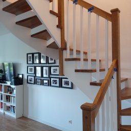 Schody drewniane Września 1