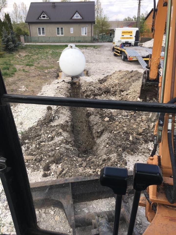 Wykopy pod przyłącza