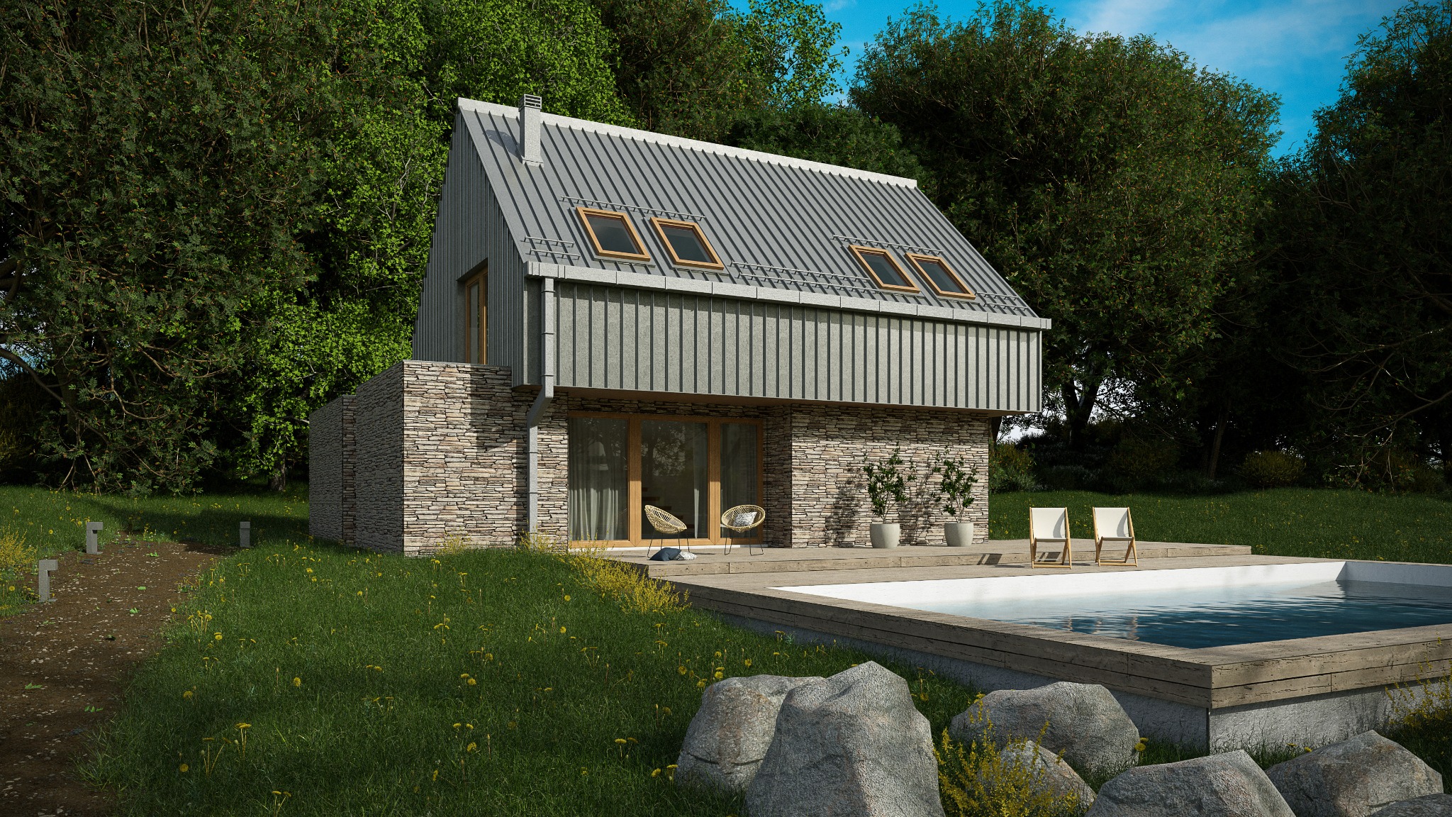 Wizualizacja exterior/elewacji