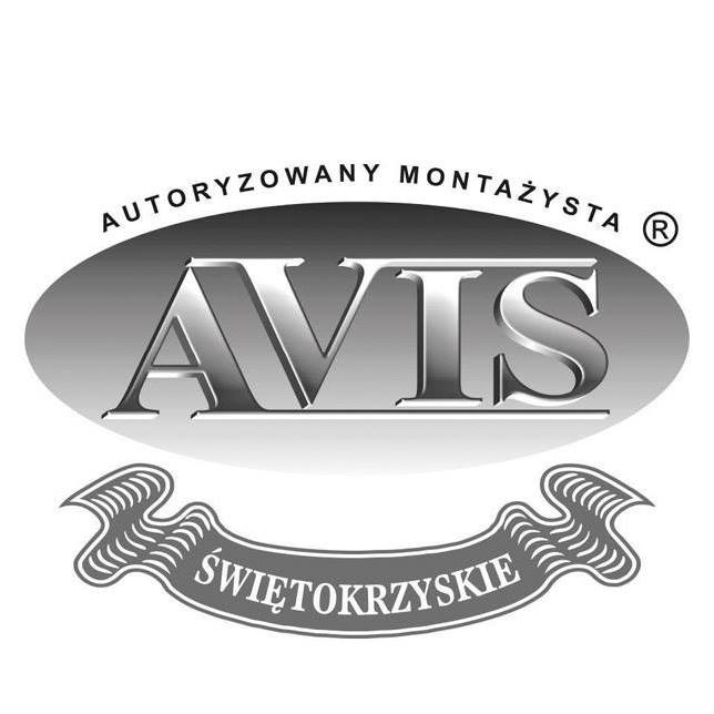 Logo firmy AVIS, autoryzowanego montażysty na województwo Świętokrzyskie.