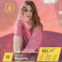 Oprawa graficzna konkursu SMS Miss Ziemii Łomżyńskiej 2021
