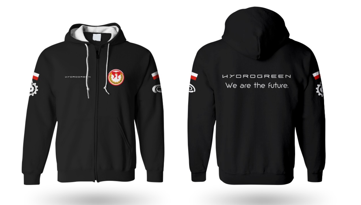 Projekt bluzy dla Hydrogreen Team