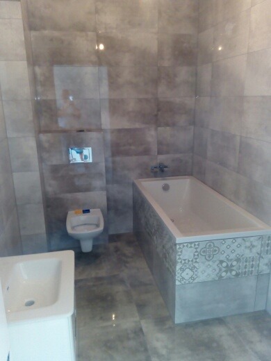 Realizacja wykonana w tydzień, łazienka na Pogórzu, Suchym Dworze