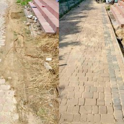 Układanie kostki brukowej Niemce 3