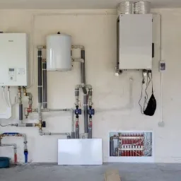 Pompa ciepła Panasonic + bufor 50l. Dodatkowo stacja zmiękczająca wodę oraz rekuperator AerisNext.