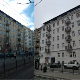 Przykładowa realizacja z projektu renowacji kamienicy przy ul. 11 listopada 12 w Warszawie