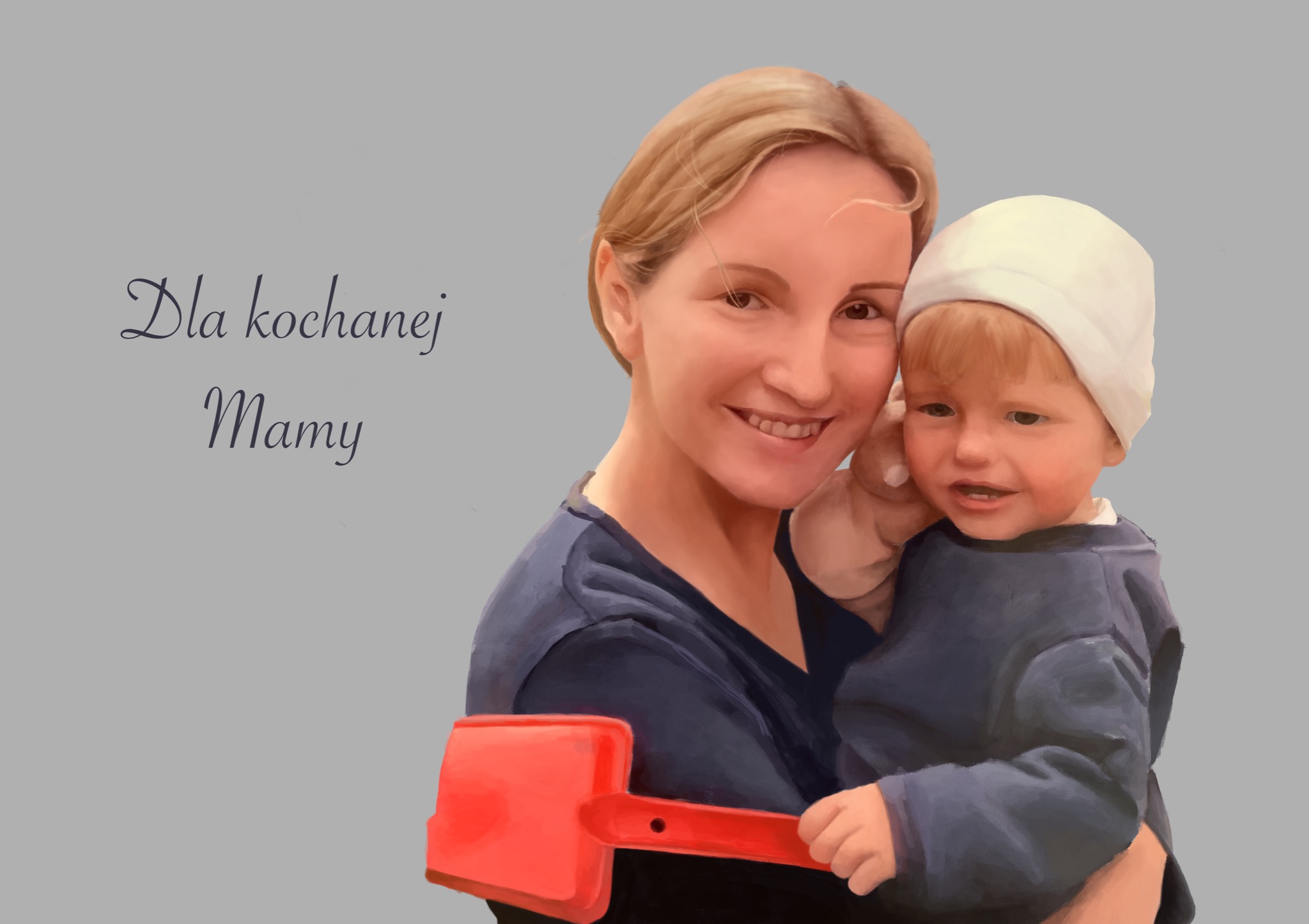 Portret rodzinny “matka z dzieckiem“