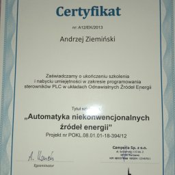 Andrzej Zieminski Z&Z ELEKTRIC - Świetne Przeglądy Elektryczne Stalowa Wola