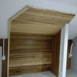 Jedna ze ścian pod salne pszygotowana