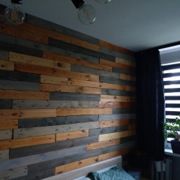 Przykład ściany w sypialni