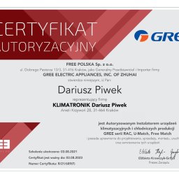KLIMATRONIK Dariusz Piwek - Klimatyzacja z Montażem Kraków