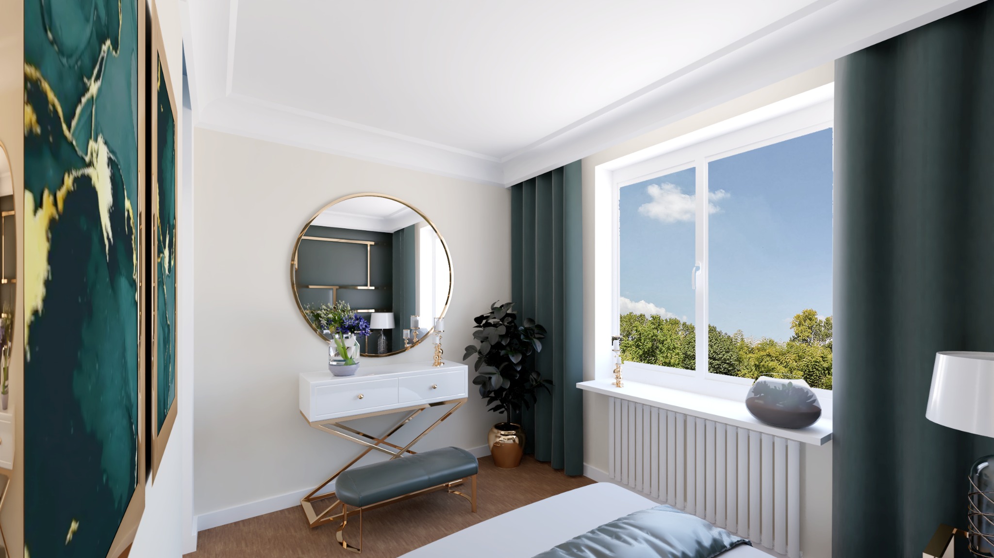 Sypialnia w Mieszkaniu