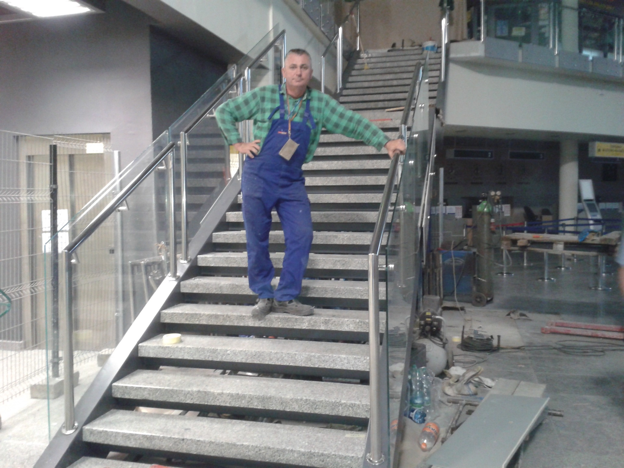 przebudowa schodów na porcie lot Bydgoszcz