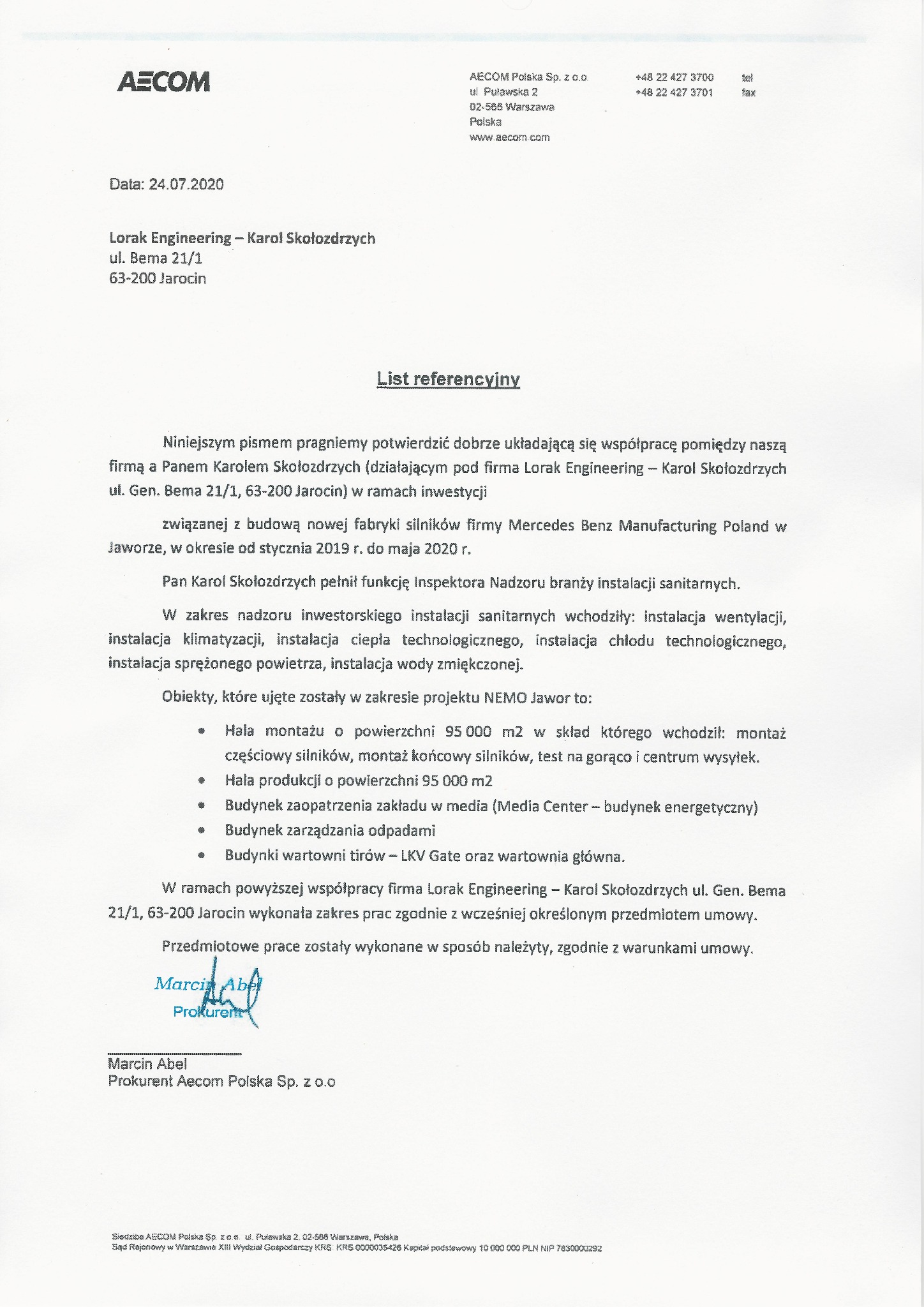 Referencje Mercedes