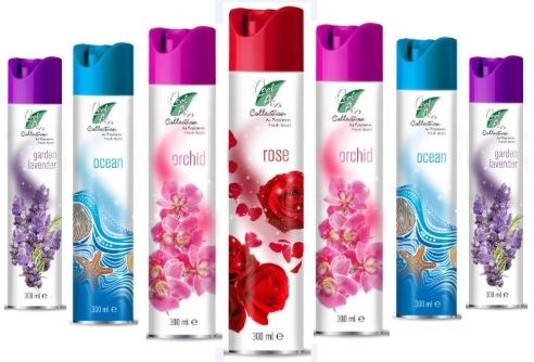 odświeżacze powietrza Spray